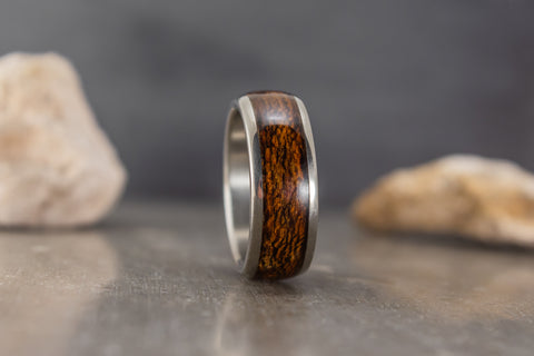 Anillo de Titanio y Cocobolo (00528_8N)